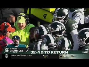 Michigan State 32 Yard Pick Six vs Ohio State | 2022 College Football