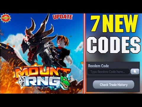 ⚠️NEW ALL✅WORKING🔥CODE - MOUNT RNG ROBLOX CODES - CODES FOR MOUNT RNG 2025