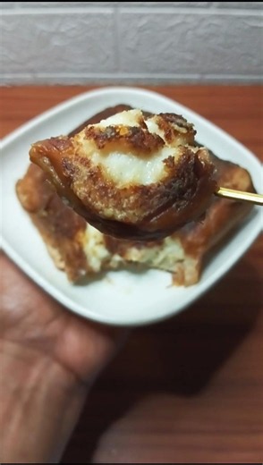 Creamy Banana Honey Bread Toast 🤤 #thanukitchenstudio #shorts #viral
