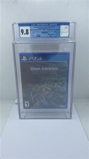 The Ninja Saviors PS4 CGC 9.8 A+ Graded NTSC-U USA (2019)