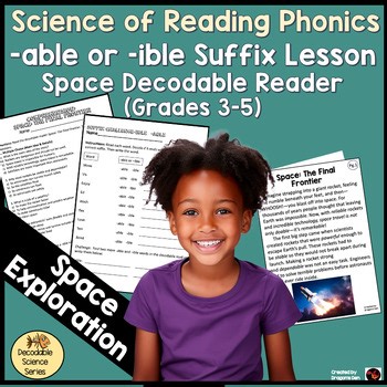 -able vs -ible Suffixes Decodable Reader 3rd 4th 5th Grade | Phonics SoR