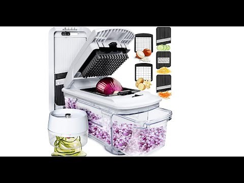 Fullstar All in 1 Vegetable Chopper, Mandoline Slicer and Cheese Grater