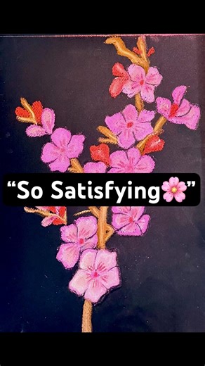 Learn to draw flower art on black paper Step by step soft pastel colours - How to Draw #shorts