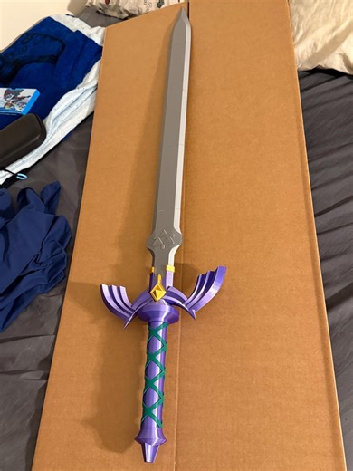 The Legend of Zelda 3D Printed Master Sword - Etsy