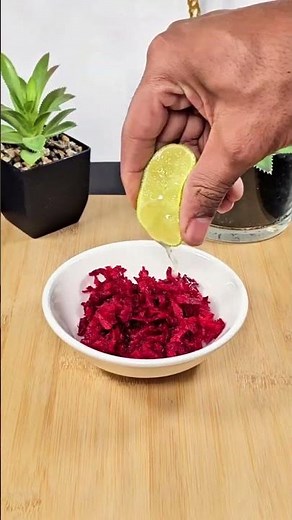 MIX BEET, HONEY, AND LEMON