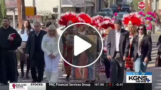 Binational Virgin of Guadalupe celebration draws crowds in downtown Laredo - NewsBreak