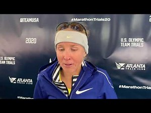 Jordan Hasay after 2:37:57 26th place finish at 2020 Olympic Marathon Trials