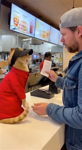 The customer was very unhappy and got angry at the cat. Shocking!