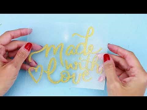 How to Weed Craftables Glitter Heat Transfer Vinyl