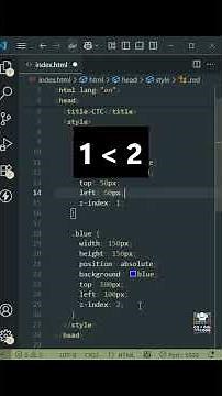 CSS Z-index made EASY! What is on top? 👨‍💻🚀 #css #html #frontendinterview #devshorts