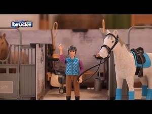 Bruder Toys Bworld Set Horse Barn #62506