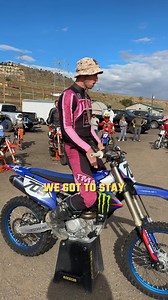 You NEED to land front tire first. ⬇️ That’s what levels the bike out. Just don’t force it by driving your knees forward off the face — stay in your attack position. | The Moto Academy