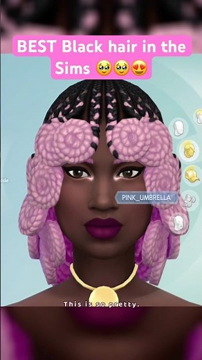 My FAVORITE Black Hair in a video game!