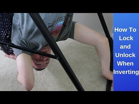 How To Lock And Unlock Yourself From Inverting On A Teeter Inversion Table
