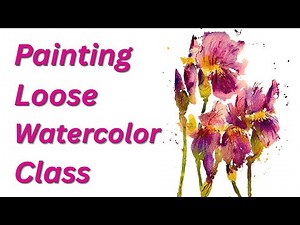 How To Paint Flowers Loose in Watercolour