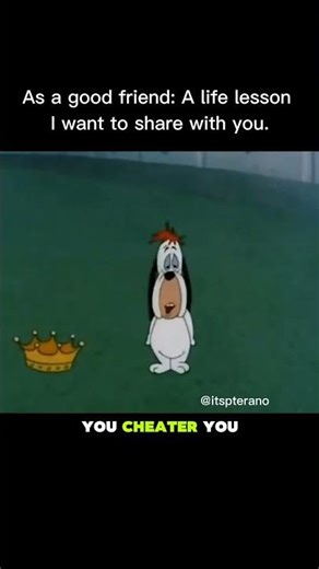 cheting never wins 🤫 work hard my friend | Droopy | life lesson #shorts