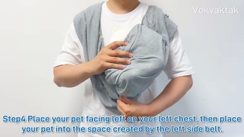 Dog Sling Carrier for Small Dogs, Front Pet Sling Carrier Chest, Adjustable Reducing Back Stress Cat Sling for Small Pet up to 20lbs, Hands Free Puppy Sling for Travel or Everyday Use (Black)