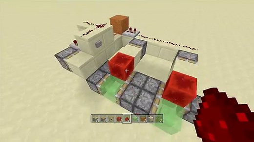 Minecraft: Two Way Flying Machine (Horizontal and Vertical)