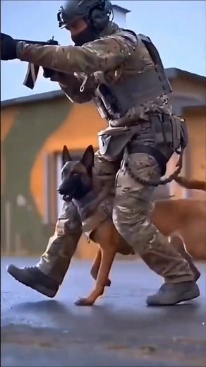 K9 dogs in action #shortsfeed #shorts #k9 #army