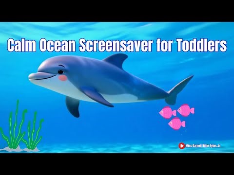 “Under God’s Sea” toddler ocean screensaver 🌊🐋