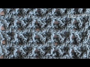 Waffle V Stitch | How to Crochet