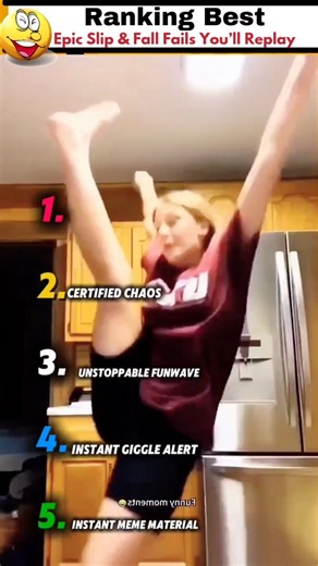Top 5 Epic Slip&Fall Fails #shorts #funny #hilariousfails #ranking