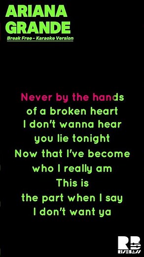 Ariana Grande - Break Free | Karaoke Version