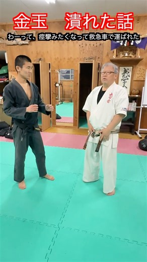 【武道・武術】YASUの父親が目の前で見た金玉を蹴られて潰された話！？紹介！！#aikido ＃karate #martial #武道 #空手＃合気道＃筋トレ#selfdefens