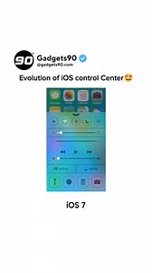 1.1K views | Evolution of iOS control Center 朗 #ios #ios18 | Tech by Amir | Facebook