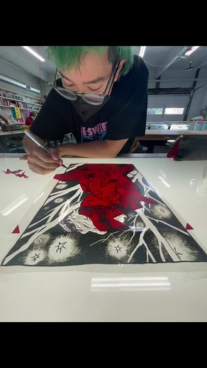 Handmade Silkscreen Transparencies with Rubylith | Printmaking Tutorial