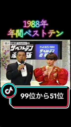 1988年年間ベストテンの発表