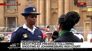 Heavy police presence after a shootout at Johannesburg High Court | SABC News