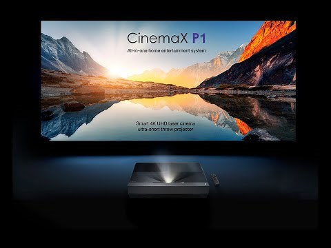 First Look: Optoma CinemaX P1 Smart 4K UHD Laser Ultra Short Throw Projector