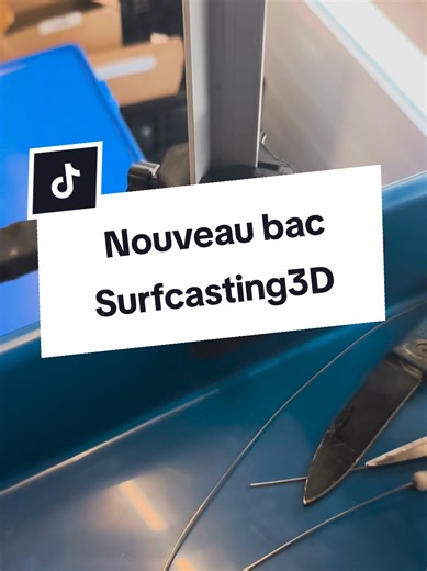 Nouveau bac à appât pour peche en surfcasting avec support outils et porte aiguille . #bac #bait #box #surfcasting #pesca
