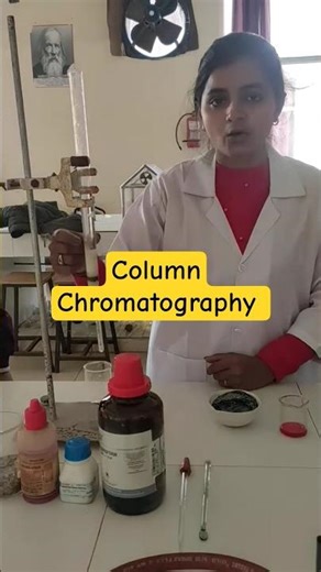 Column Chromatography #science #chemistry #chromatography #labkibaat