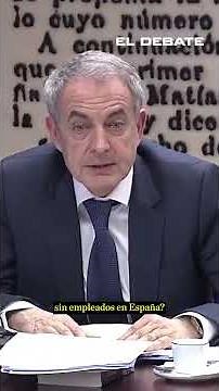 Martínez-Maíllo sonroja a Zapatero: «Esto se llama sociedad instrumental» #eldebate
