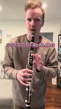 Mr. Sandman on Clarinet 🎶 | F Major (Beginner Friendly) #clarinet #shorts