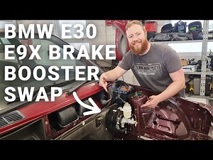 How To Fit E90 Brake Booster Into BMW E30 M52 Swap RHD | Slim E9X Servo Install Guide | 043