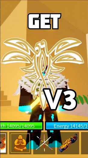 Angel V3 GUIDE #bloxfruits #shorts #angelrace #angelv3