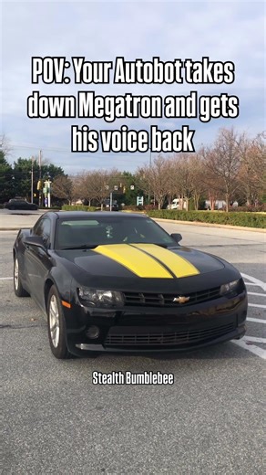 Bumblebee gets his voice back #transformers #camaro #bumblebee #autobots #cars