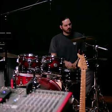 Live streaming drums with iRig Stream streaming audio interface