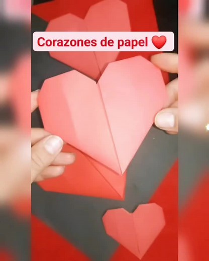 Corazones de Papel para San Valentín Fácil y Rápido