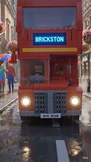 LEGO London Bus Ride in the Rain 🇬🇧🌧️