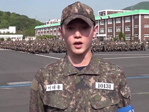 "1st company unit officer, 1st platoon leader, LEE TAEYONG! My beloved family, my beloved ones, are you guys doing well? I received the training well here in Jinhae! Here in Jinhae, I will return as a great navy sailor! Pilseung (victory)!" 🫡💚 vcr.@myriceball_ | NCity