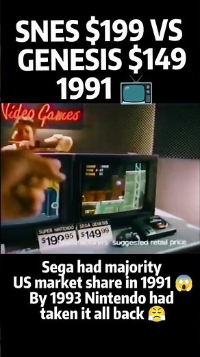 SNES $199 vs Genesis $149 — The Console War Price Battle Nobody Talks About #segagenesis #snes