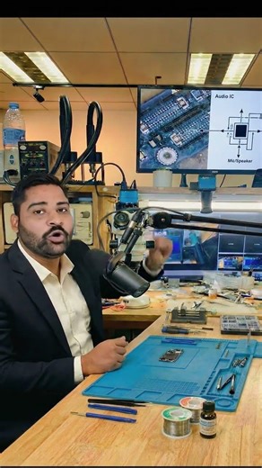 audio IC explained 🎛️ sound not working solution #mobilerepair #boardrepair