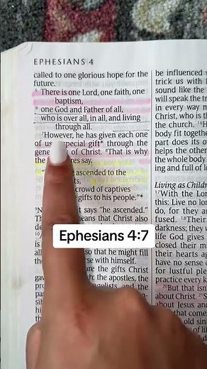 Grace That Fits You Perfectly 🎁 | Ephesians 4:7 #God #Bible #Jesus #Pray #Gift