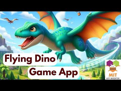 Build Flying Dino Game in MIT App Inventor 2 | Full Tutorial