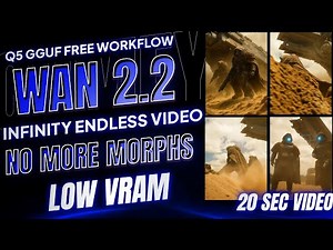 WAN 2.2 ComfyUI Workflow: Infinite, Non-Looping Video on Low VRAM (Q5 GGUF)