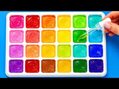 🌈 Only 5 Colors... But We Made 16?! 🤯 Amazing Color Mixing Challenge